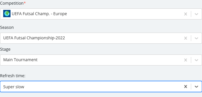 The Knockout options panel with its fields set.