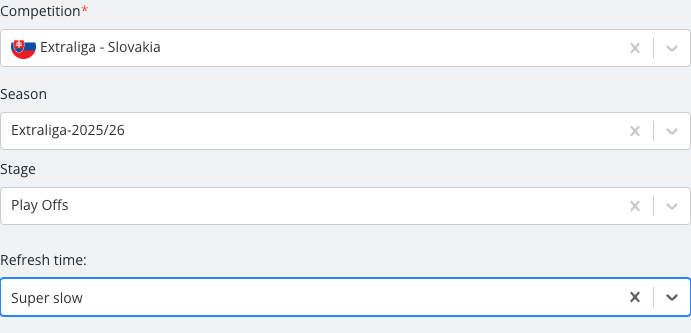 The Knockout options panel with its fields set.