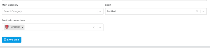 list connections