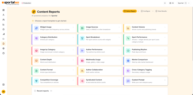 reports screen 1